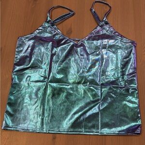 Iridescent Blue Women's Tank Top